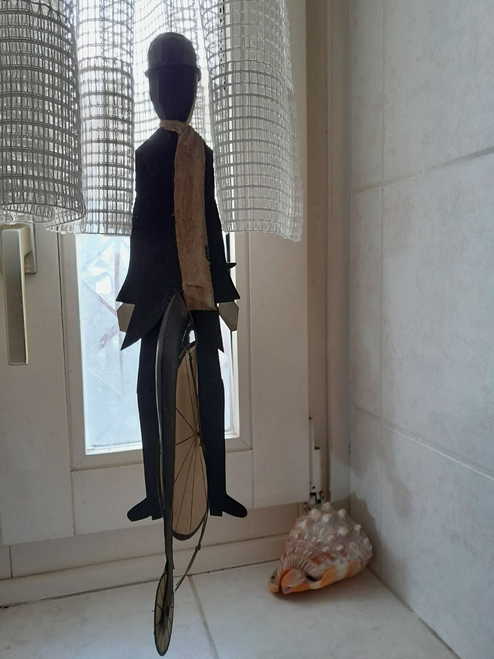 Figuren: Hampelmann Bikermann Metall Chaplin alt hand made – Gebraucht aus Aldesago von ant_zk5q 7