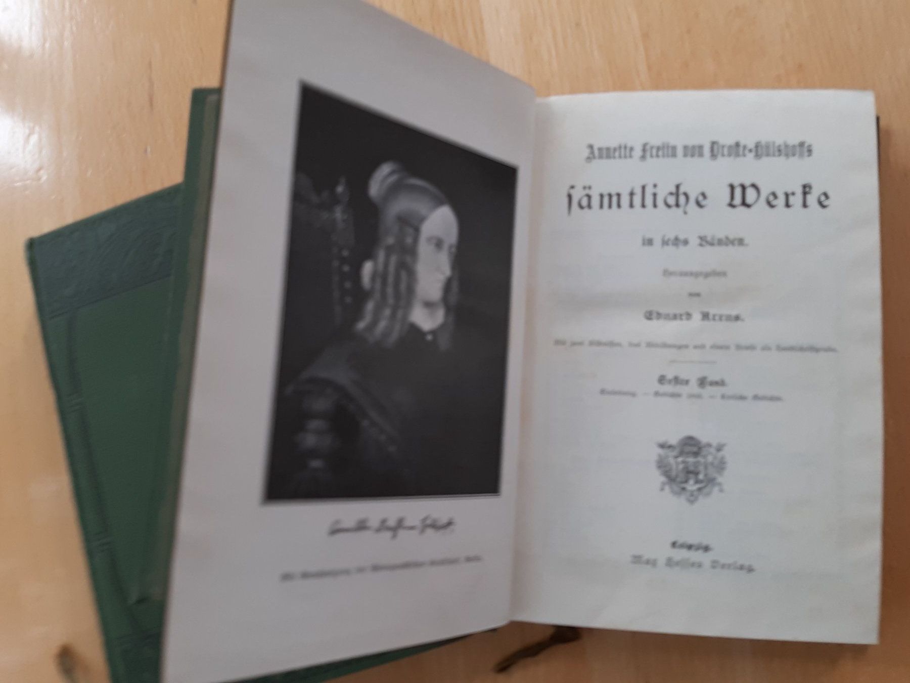 Bücher: Annette von Droste-Hülshoff: Sämtliche Werke, 2Bücher 1862 – Gebraucht aus Rotkreuz von nigal