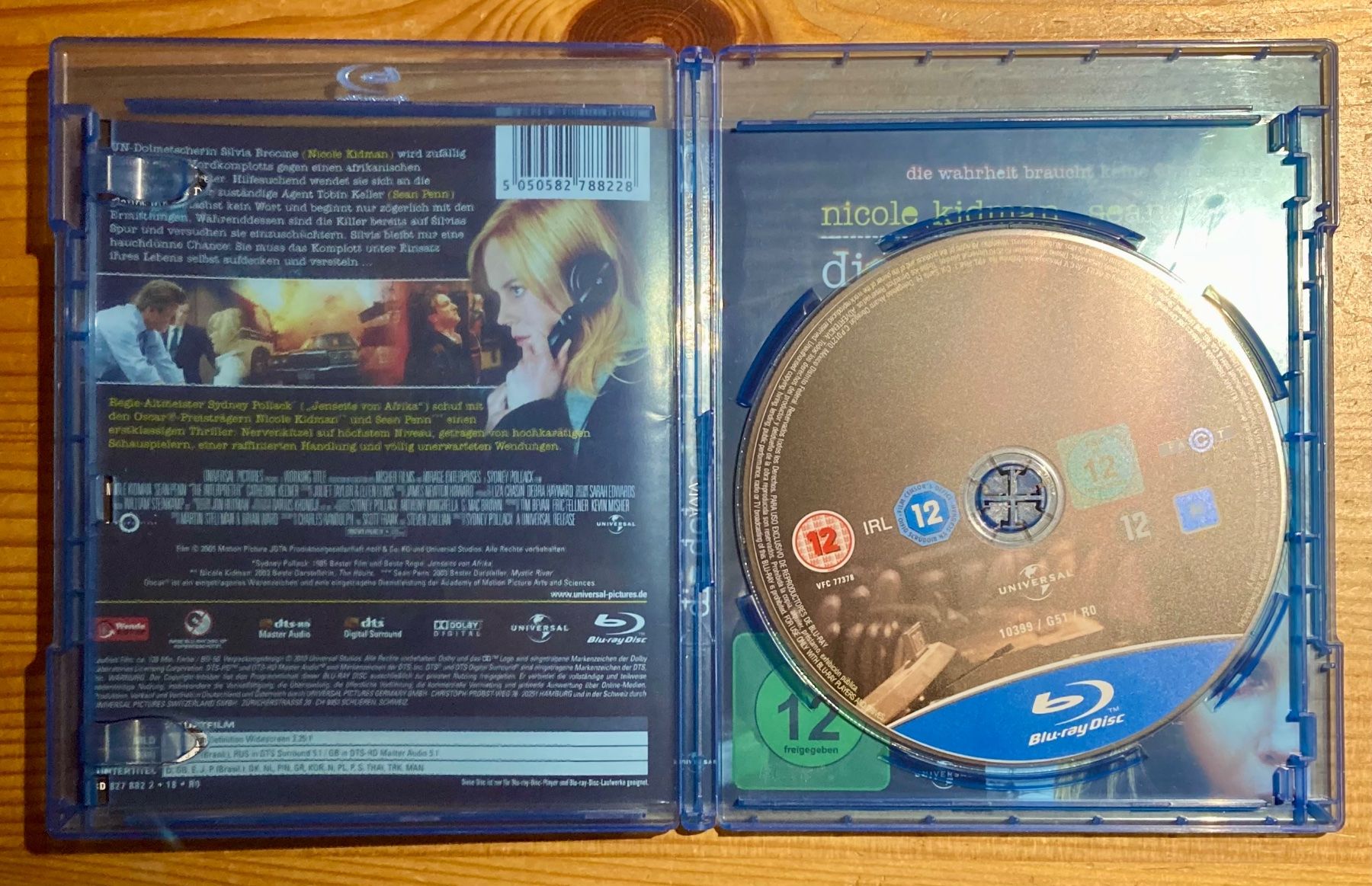 Tutti i DVDs: Die Dolmetscherin (Kidman/Penn) – Usato da Zürich venduto da Djmotionch 1