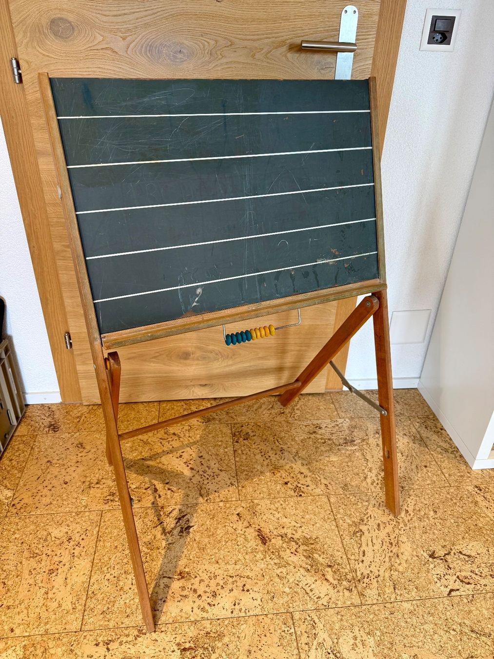 Lavagne: Vintage Kindertafel mit Abakus, gebraucht – Usato da Grabs venduto da Na_Va 2