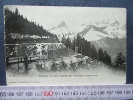 CHEMIN DE FER ELECTRIC MONTREUX-BERNER OBERLAND AK BE