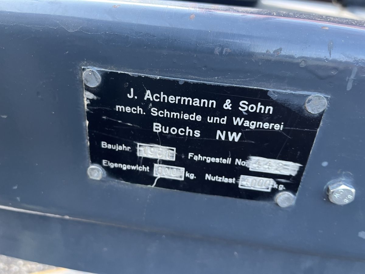 Ackermann Remorques: Anhänger – D'occasion à Giswil par wabri 3