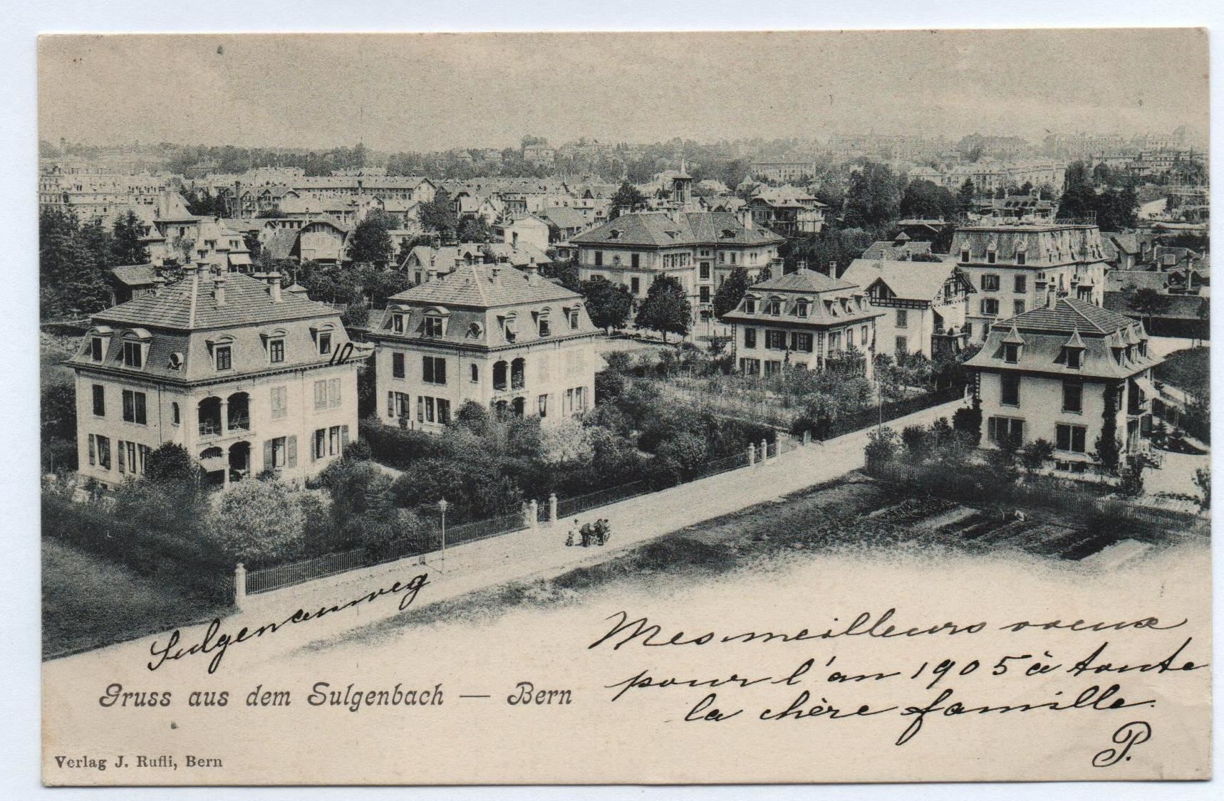 Cartoline postali: BERN Gruss aus dem Sulgenbach – Usato da Jona venduto da philajona