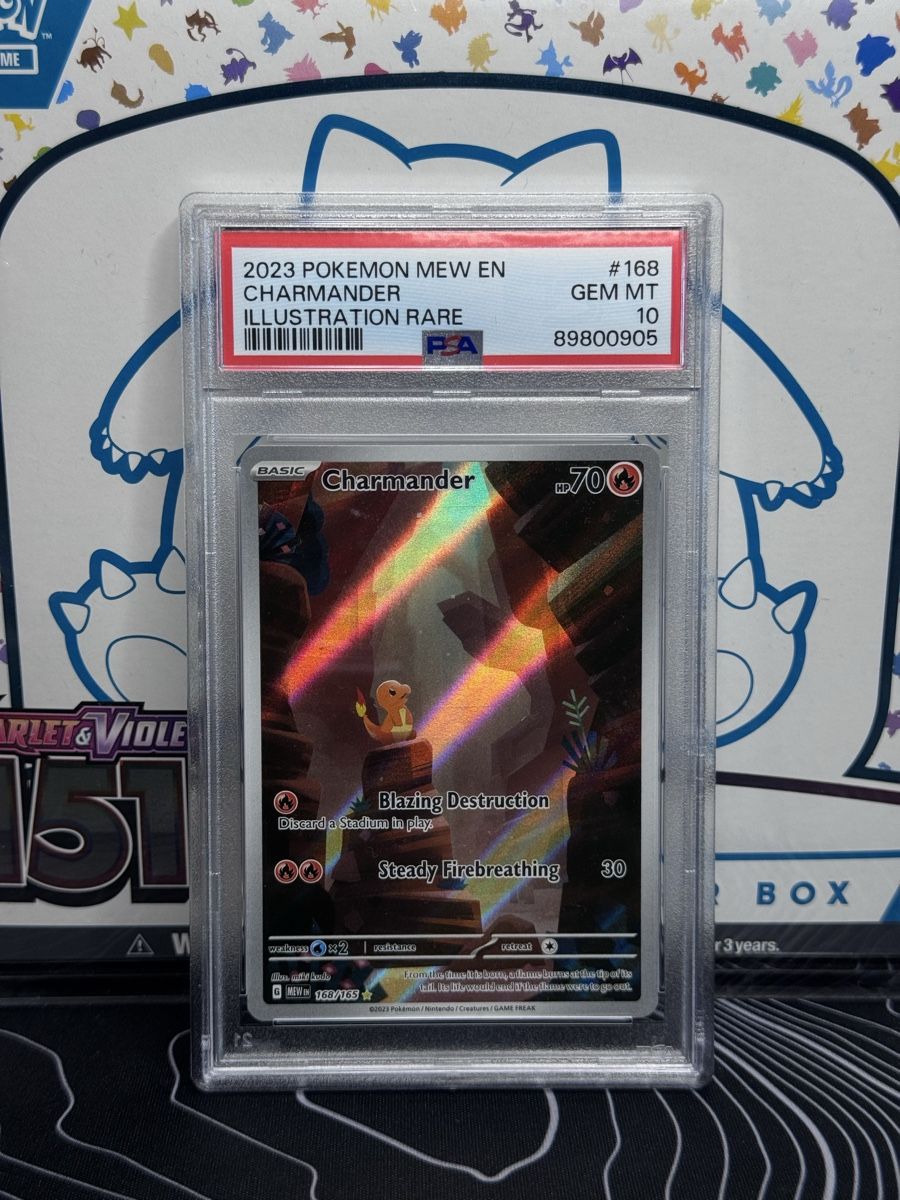 Pokémon Carte collezionabili: Charizard Charmeleon Charmander 151 PSA 10 Set – Nuovo (secondo la descrizione) da Stettfurt venduto da PaperCollectorClub 3
