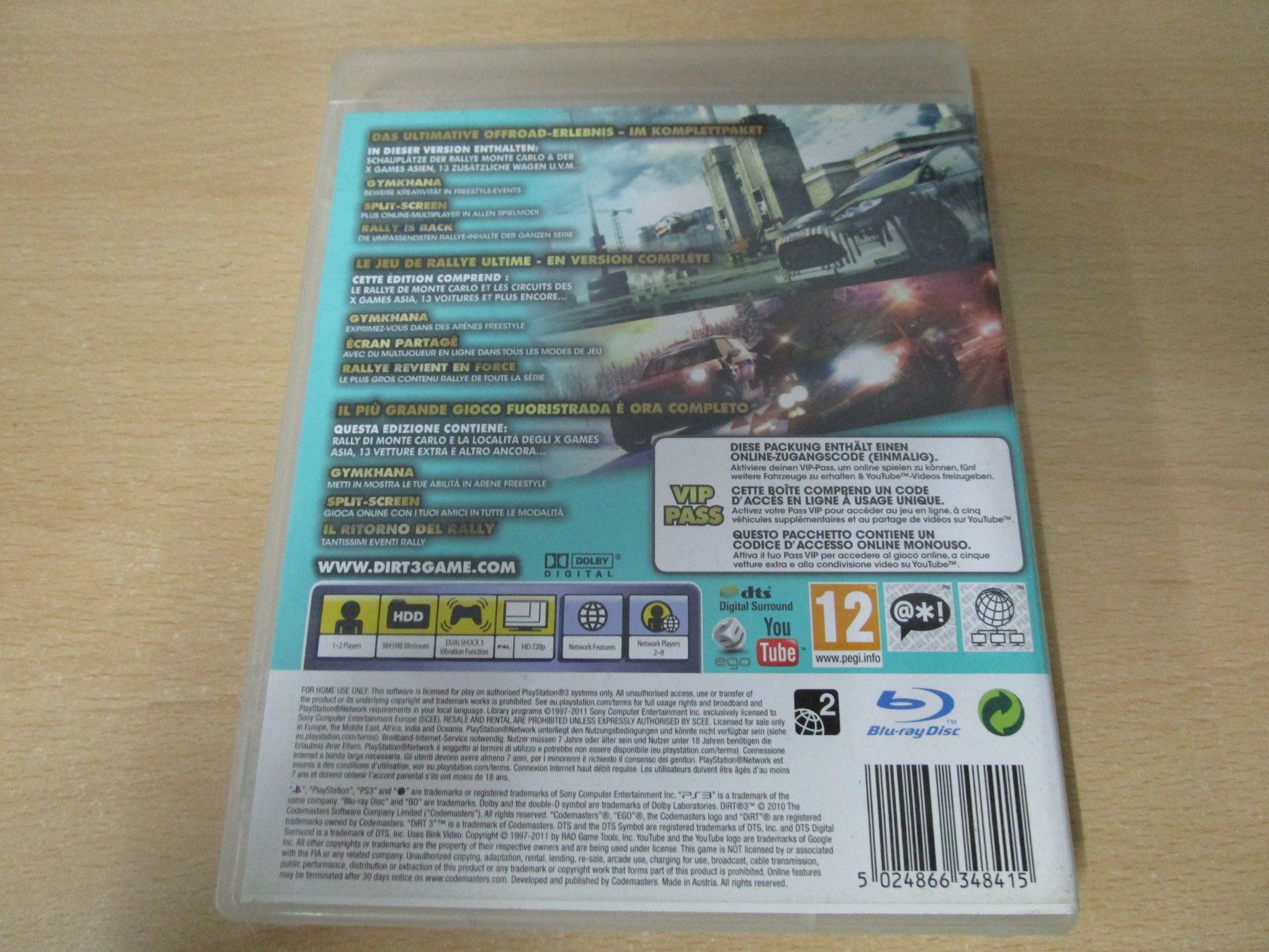 Sony Spiele: Dirt 3 Complete Edition Playstation 3 PS3 – Gebraucht aus Goldau von agestuffer 1