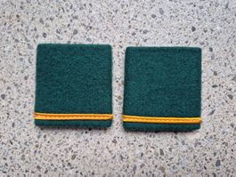*** Gradabzeichen Patten Set Leutnant Infanterie ***