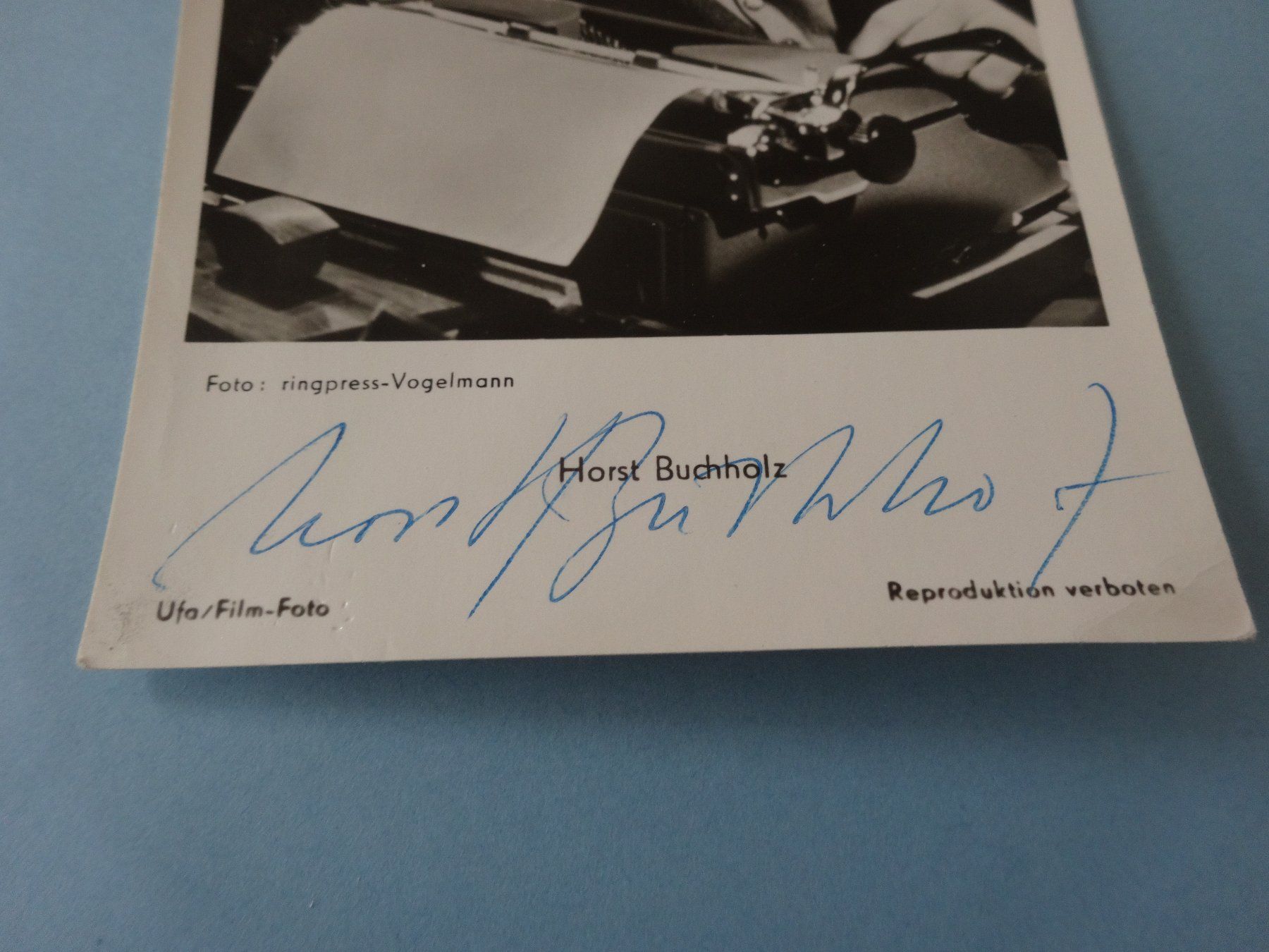 Autogramme: Autogrammkarte Horst Buchholz UFA – Gebraucht aus Neerach von jenny062 1