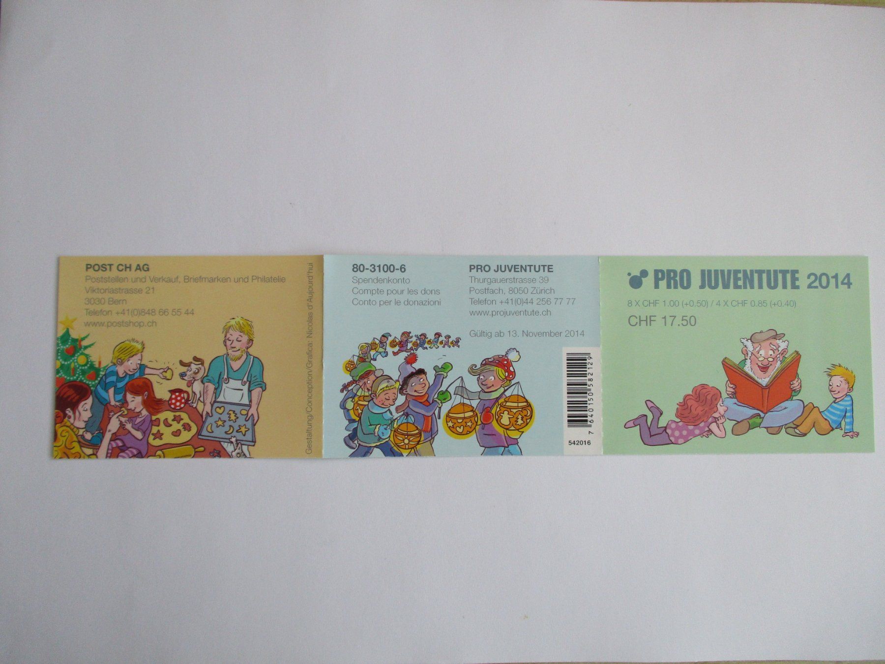Alle Briefmarken: Markenheft mit Ersttagsstempel 2014 – Gebraucht aus Langnau b. Reiden von Aktuell88 1