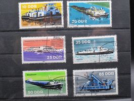 DDR 1981 Binnenschiffe gest.