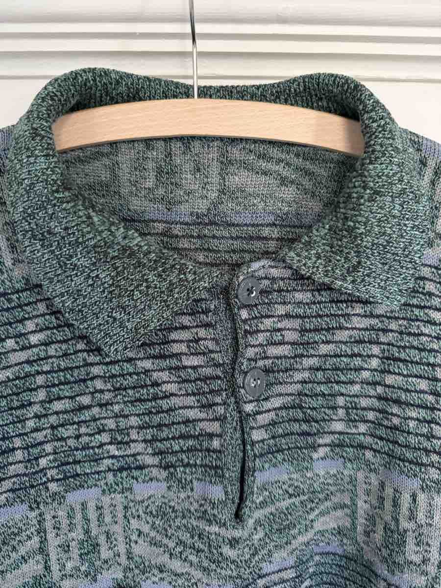 Pulls & Sweat-shirts: Pullover  Taille M Vert Motif Géométrique – D'occasion à Zürich par Butpiquant 2