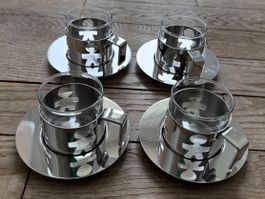 4er Set Espressotassen Girotondo Alessi