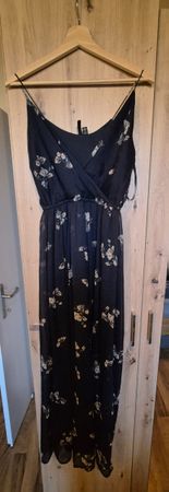Sommerliches Maxikleid mit Blumenprint, Grösse XS