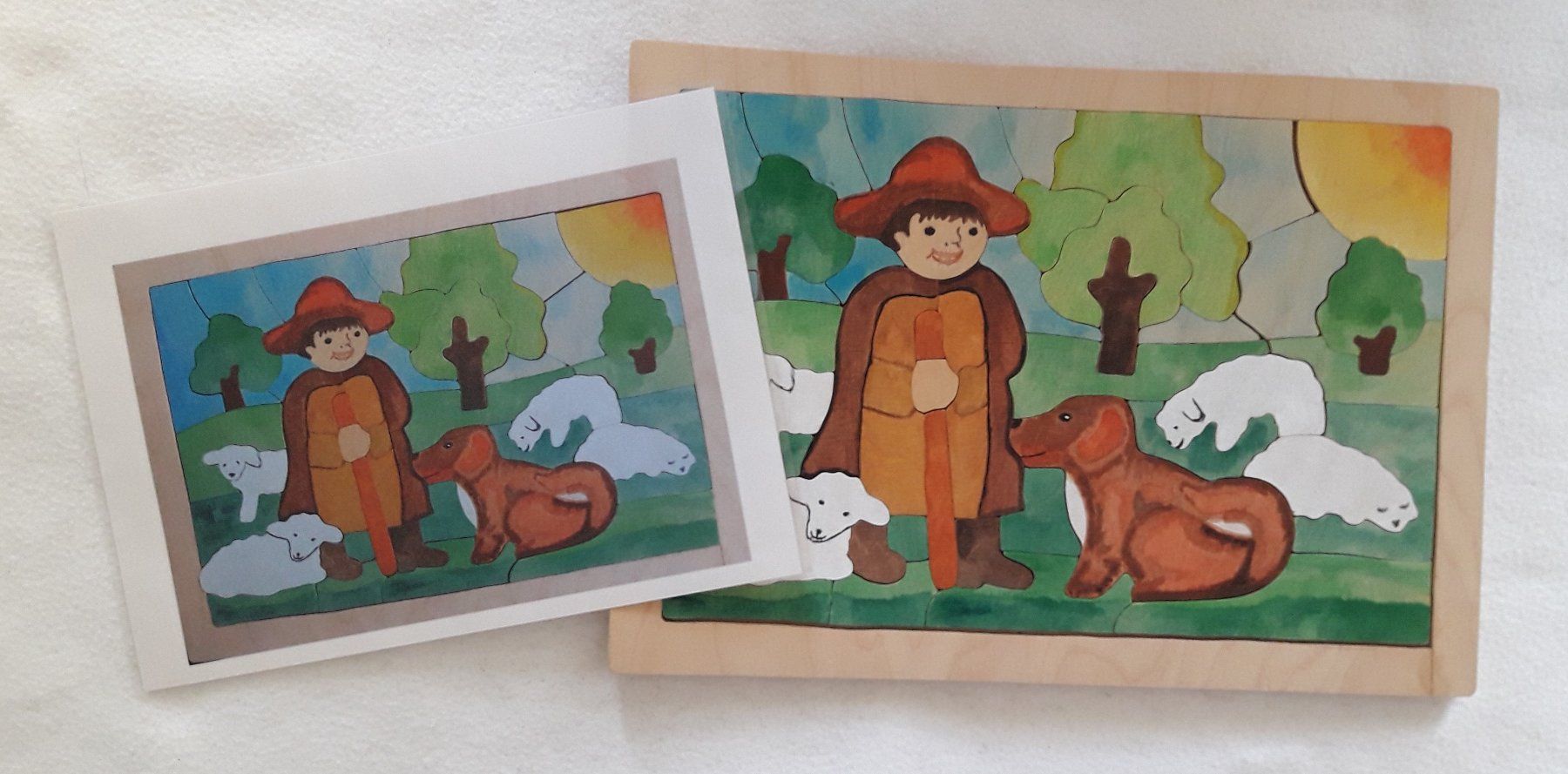 Puzzle: Puzzle Holz Schafhirt – Usato da Zürich venduto da Erdmond 1
