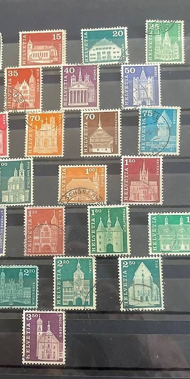 Tous les timbres: Schweizer Briefmarken  – D'occasion à Buchs AG par fpatricia 2