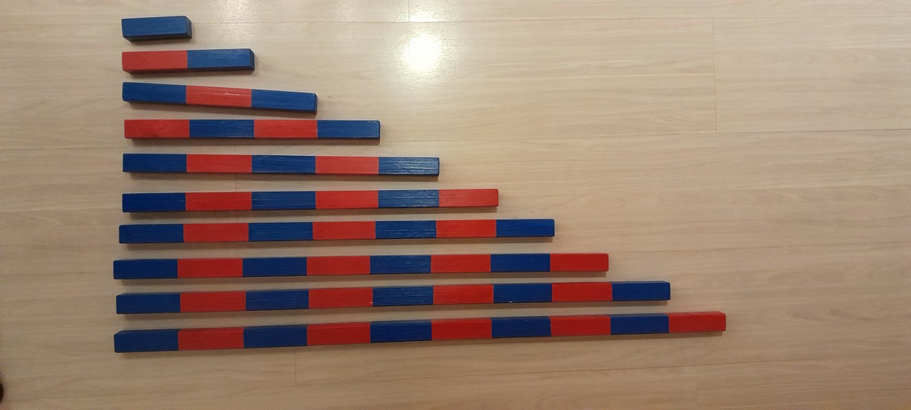 Giochi: Montessori numerische Stangen – Usato da Magden venduto da stolzfamily