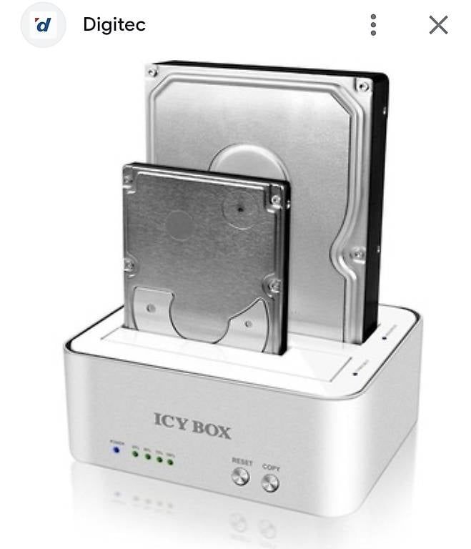 Docking station: ICY BOX IB-120CL-U3 Dockingstation mit Klonfunktion – Usato da Düdingen venduto da Yvu2k