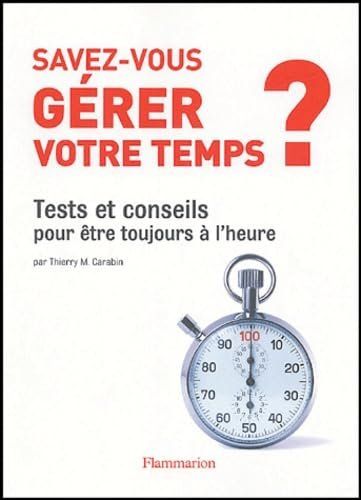 Livres: Savez-vous gérer votre temps? – D'occasion à Neuchâtel par Dualseele
