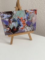 Original abstraktes Acrylbild – signiert – moderne Kunst – U