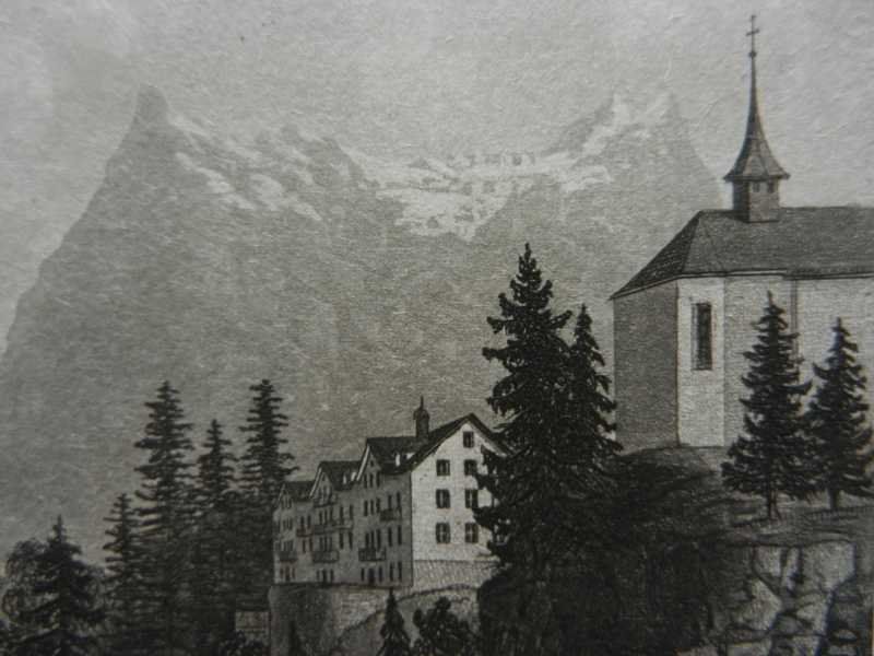 Incisioni: St.MAria zum Sonnenberg Seelisberg – Usato da Risch venduto da Rischli15 9