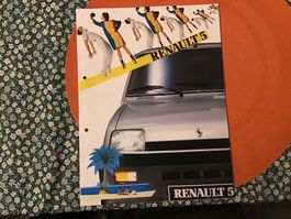 Renault 5 Verkaufsprospekt 16 Seiten