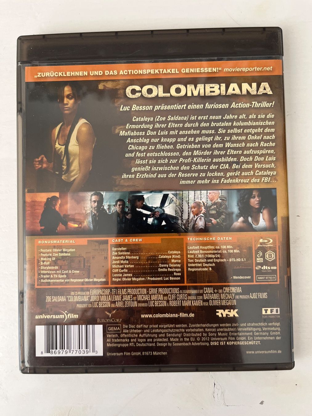 Tutti i DVDs: Colombiana (2012) Blu-ray – Nuovo (secondo la descrizione) da Sierre venduto da black.box 1