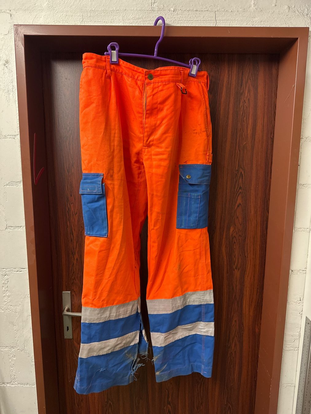 Pantaloni: Strong lange orange Hosen – Usato da Grüningen venduto da DomegaStore