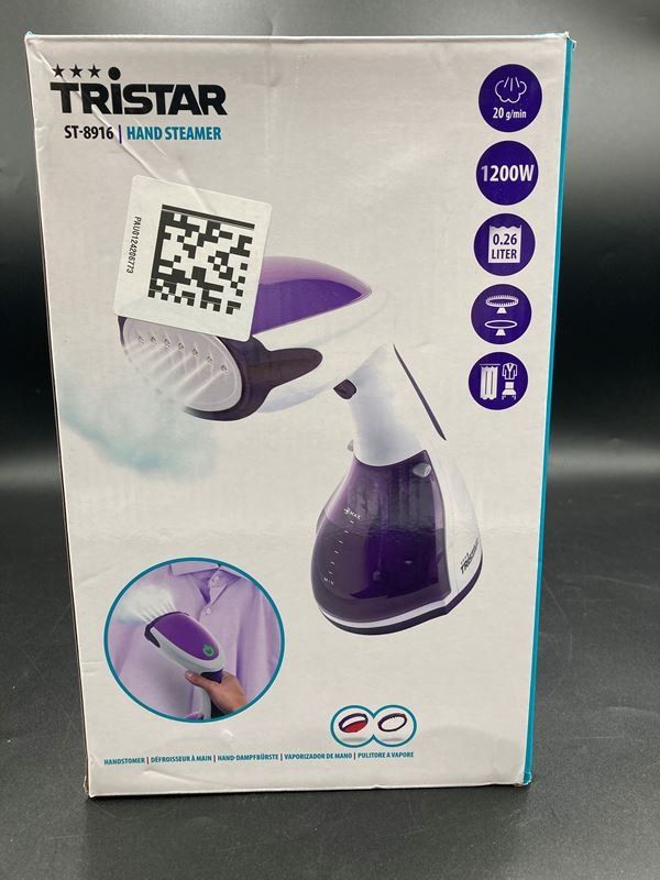 Dampfreiniger: TRISTAR | Hand-Dampfbürste | Violett, Weiss – Neu (gemäss Beschreibung) aus Wittenbach von Restwert_St-Gallen