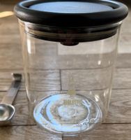 Bialetti Kaffeebehälter aus Glas, mit Silikondichtung/Löffel