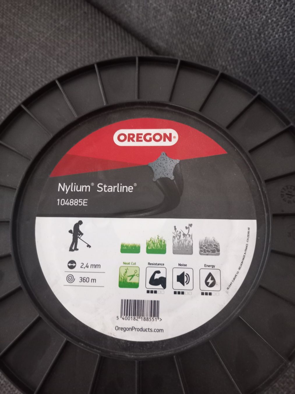 Oregon Tutti gli attrezzi: Oregon Nylium Starline Mähfaden 2.4mm/360m - – Nuovo e nell'imballaggio originale da Thun venduto da Beas-Allerlei 1