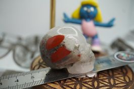 Trümmer Jaspis Skull 40mm x 30mm   ab 10.-