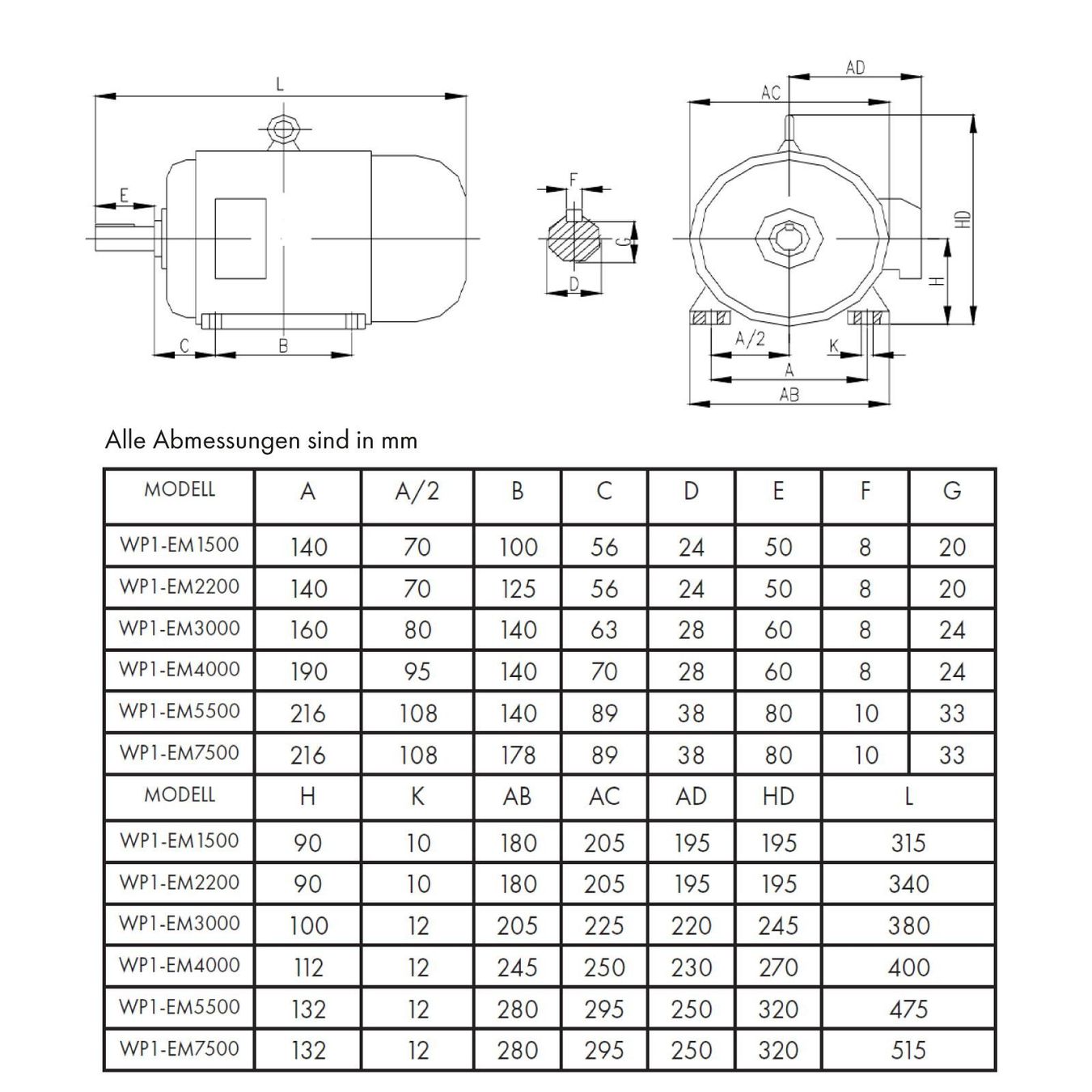 Stromgeneratoren: Eberth WP1-EM3000 Elektromotor 400V 3kW – Neu und originalverpackt aus Bottighofen von zaap 8