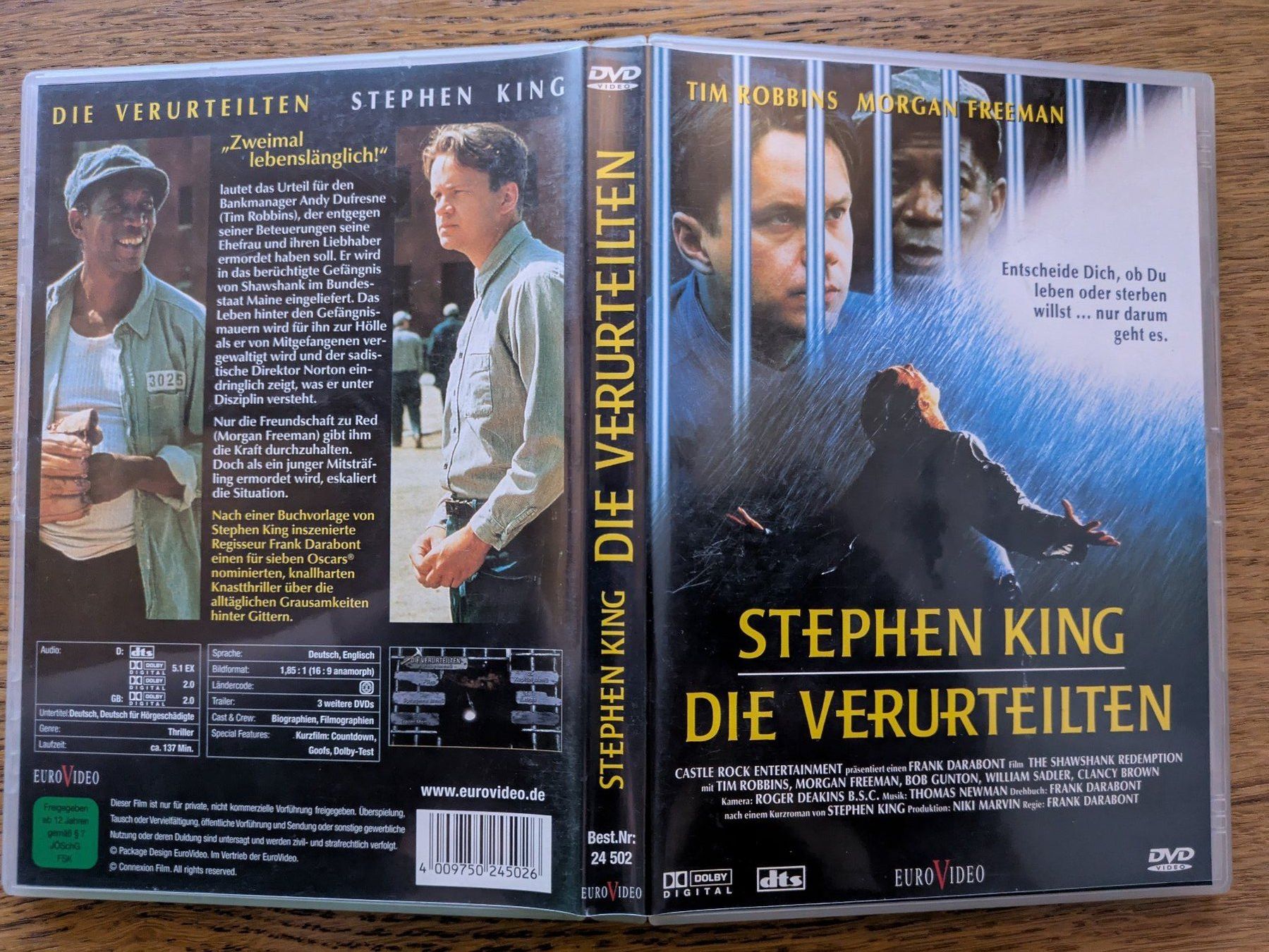 Alle DVDs: Stephen Kings "Die Verurteilten" (DVD) – Gebraucht aus Männedorf von Pacer19 1