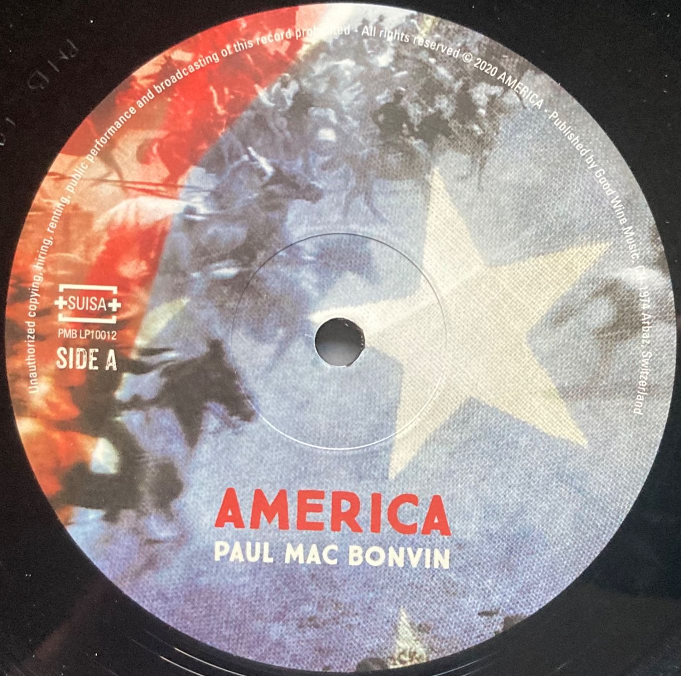 Dischi in vinile: PAUL MAC BONVIN - AMERICA – Usato da Poliez-Pittet venduto da Newtown-Records 3