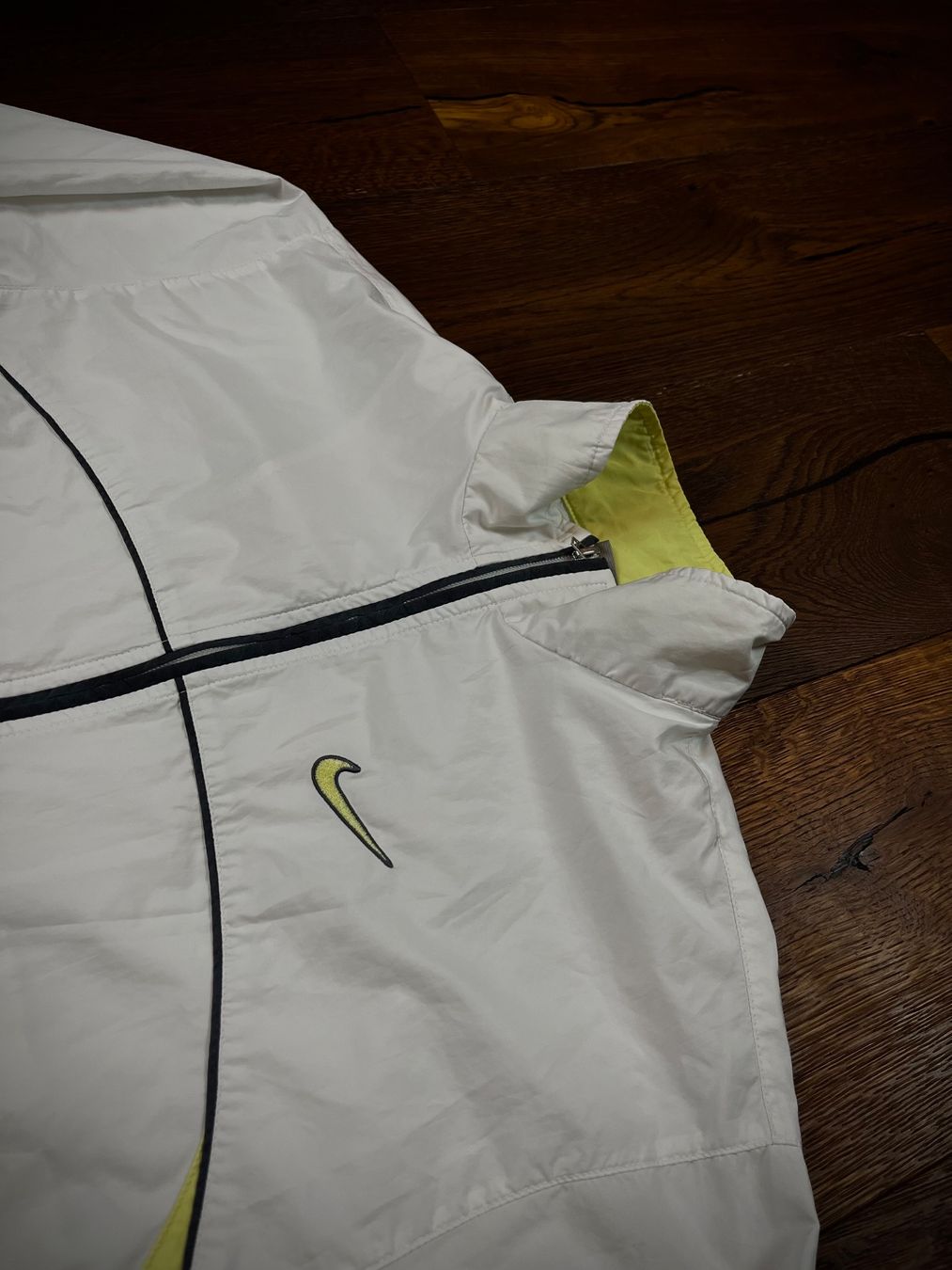 Nike Giacche: Weisse Nike Jacke – Nuovo (secondo la descrizione) da Lindau venduto da KT_Vintage 1