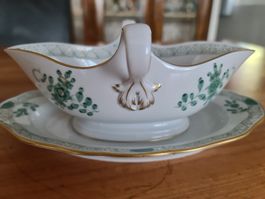 Meissen Porzellan Indisch Purpur Sauciere 