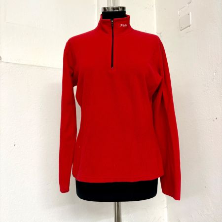 Peak Performance Fleece Pullover rot, Grösse L