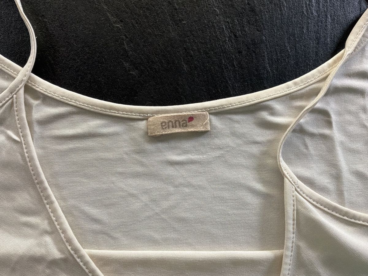Top: Seidentop écru - offwhite, Gr. 38 – Usato da Bremgarten AG venduto da Belana0 1