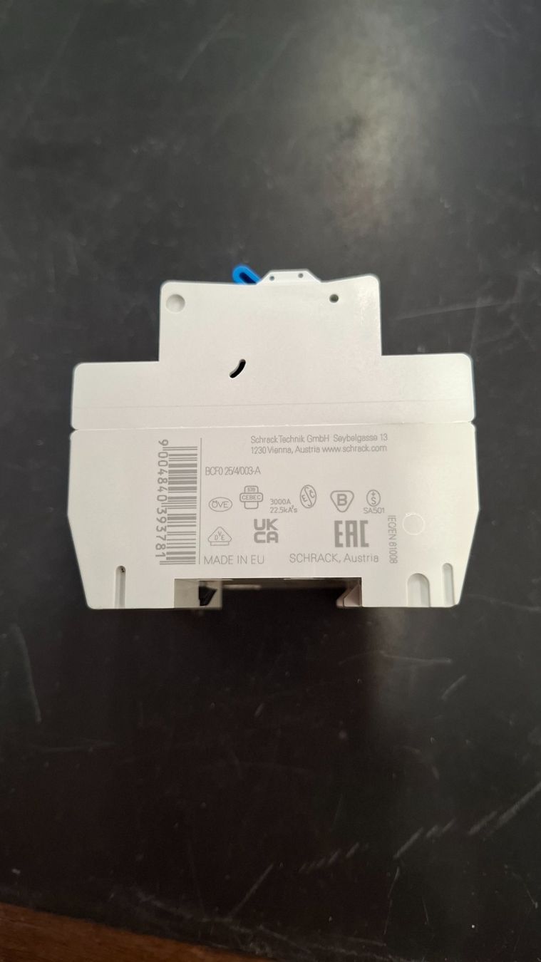 Componenti elettronici: Schrack Fehlerstromschutzschalter 25A 30mA 4pol Typ A neu – Usato da Dietikon venduto da mis_brocki 3
