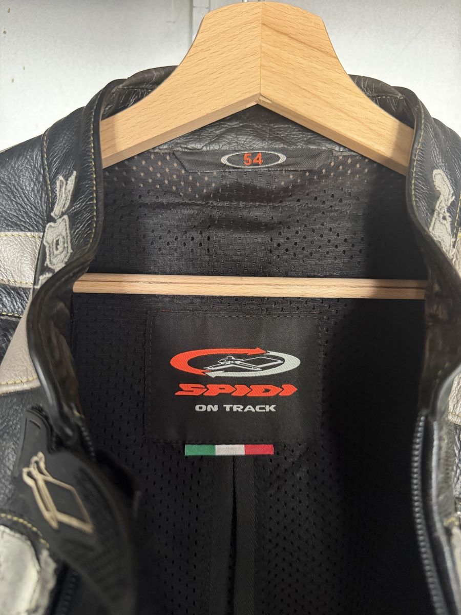 Spidi Jacken: Motorrad Lederjacke Spidi Schwarz Grau Grösse 54 – Gebraucht aus Schaffhausen von Seko1 2