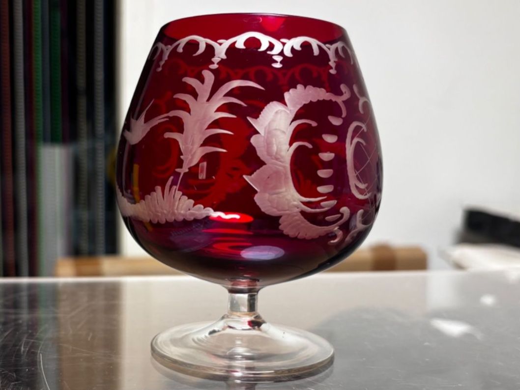 Bicchieri: Nachtmann Schnapsglas & Aschenbecher, Handarbeit – Usato da Regensdorf venduto da Nessi1974 3