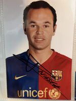 Original Autogramm Andres Iniesta FC Barcelona