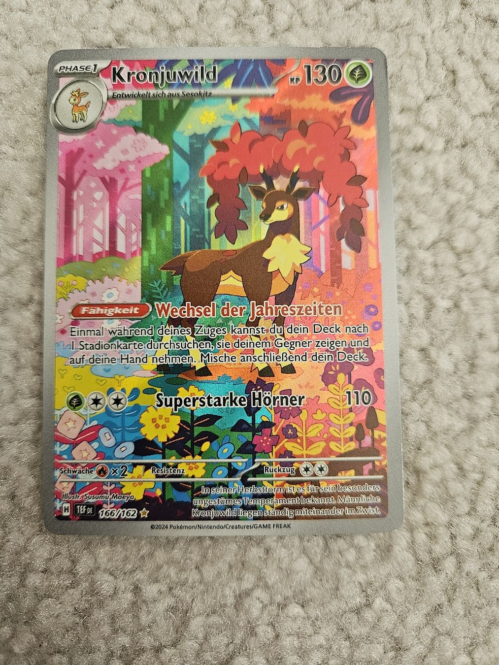 Pokémon Sammelbilder & Trading cards: kronjuwild 166/162 – Neu (gemäss Beschreibung) aus Unterengstringen von Miwa
