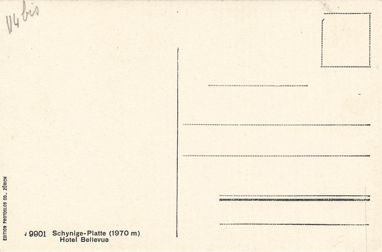Cartoline postali: Schynige Platte Bahn – Usato da Biasca venduto da Blenio71 1