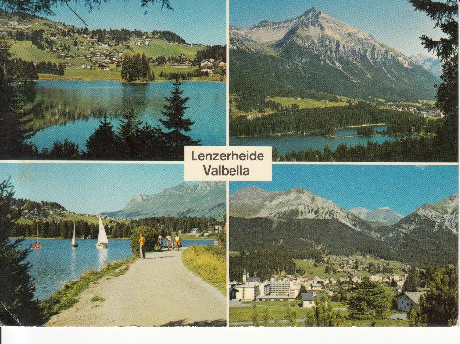 Cartoline postali: Lenzerheide Valbella 1975 – Usato da Bürglen TG venduto da StampGraf