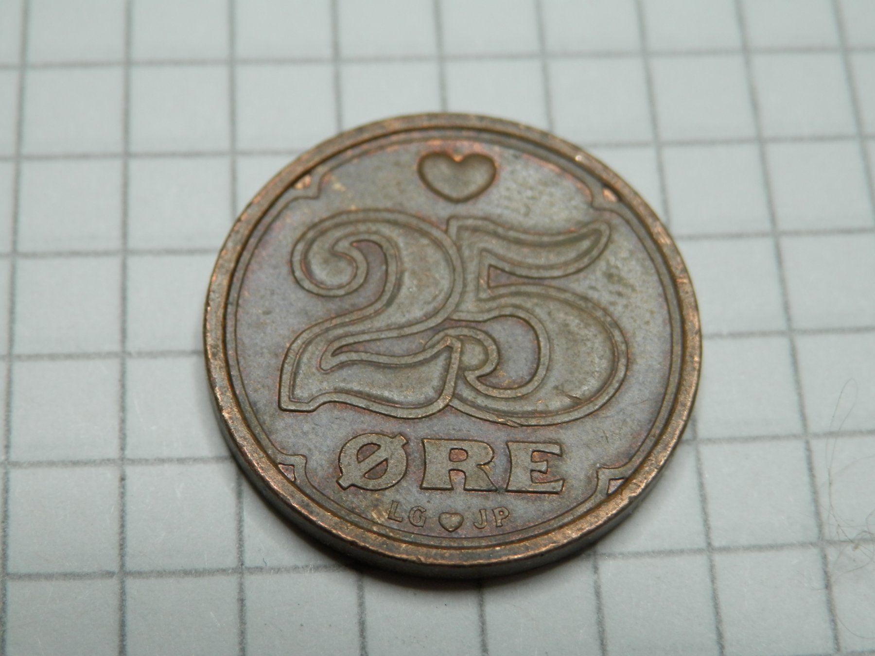 Alle Münzen: Dänemark  25 Öre, 1994 – Gebraucht aus Weiach von weiach81 1