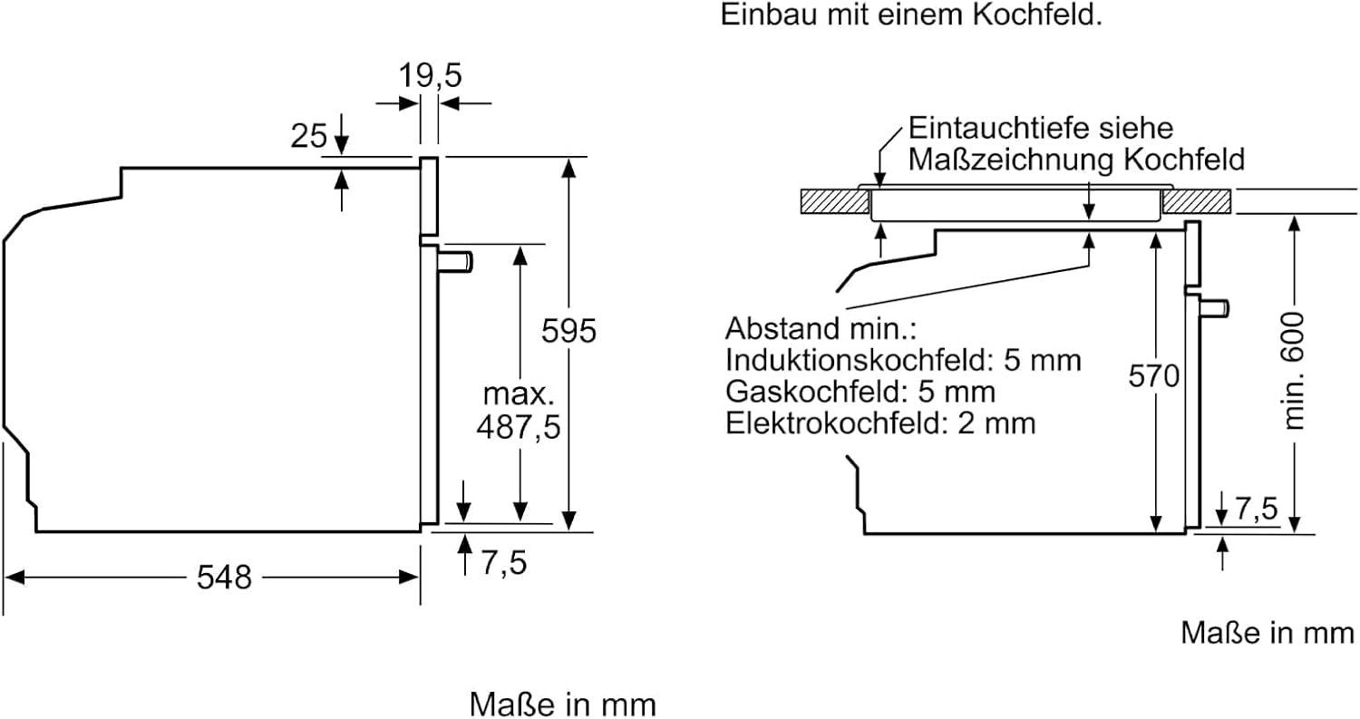 Backöfen: Bosch HBG578BS3 Einbau-Backofen 60x60cm – Neu und originalverpackt aus Bottighofen von zaap 5