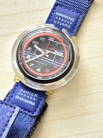 Swatch access POP Snowpass Uhr gebraucht guter Zustand