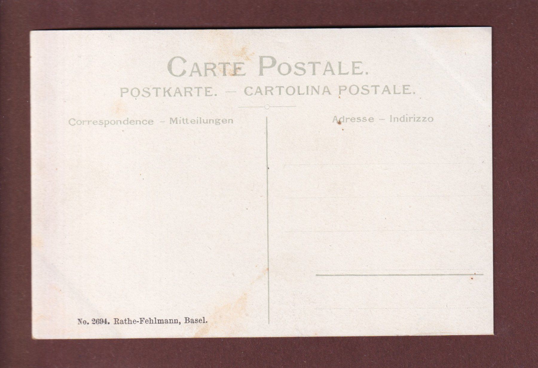 Cartoline postali: Schloss BIRSECK – Usato da Pully venduto da nicecards 1