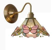 Applique murale rétro vintage style Tiffany en cuivre