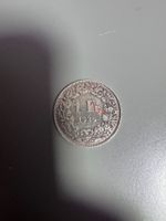 1 Franken 1936 Helvetia Münze guter Zustand